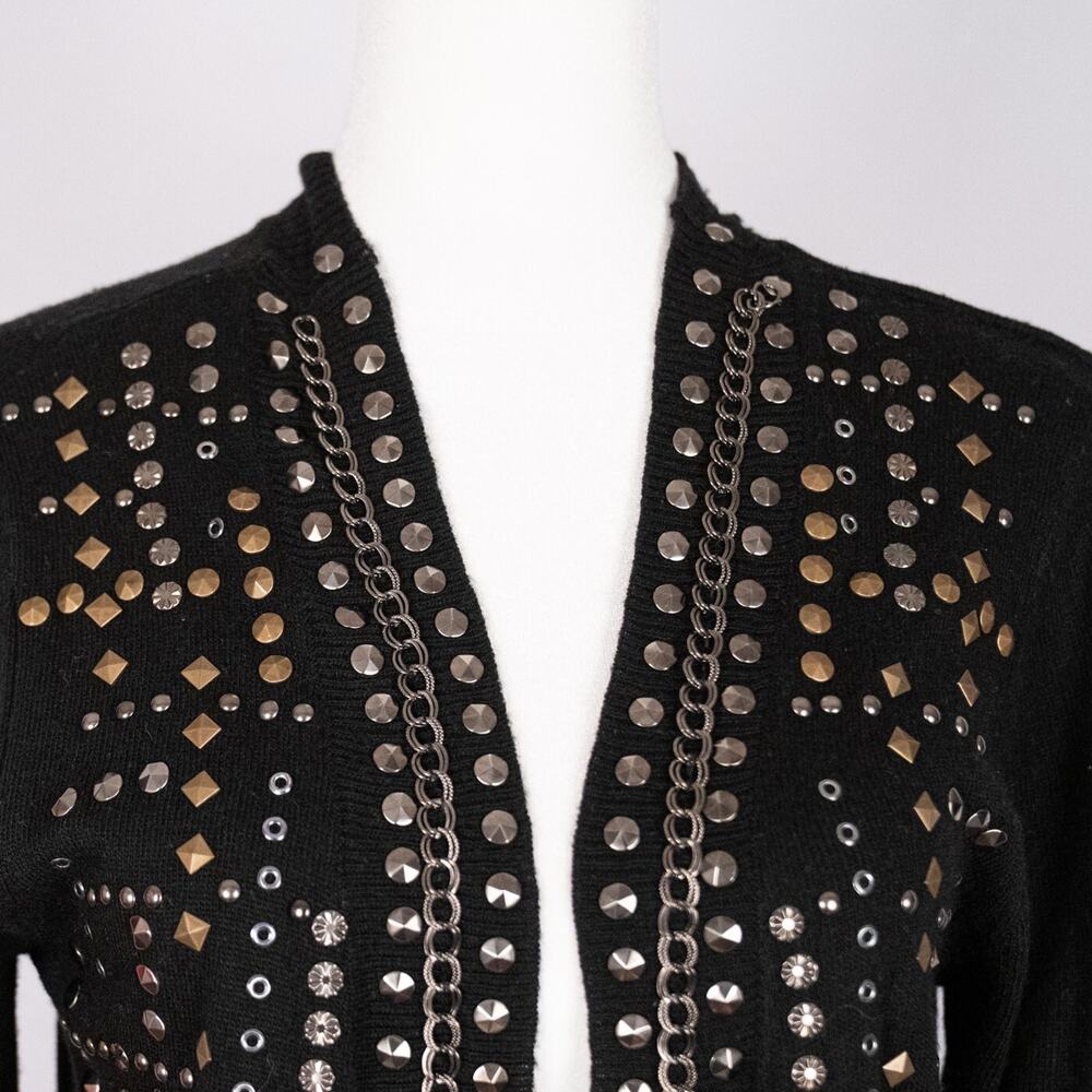 Elysee 26 Alberto Makali Soft Wool Blend Sweater MEDIUM Western Biker Goth Metal